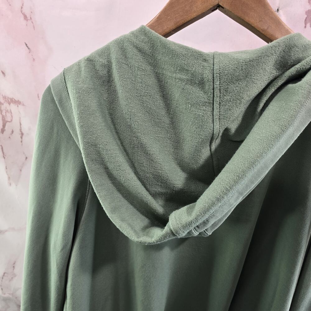 Cuddl Duds Cardigan Women Medium Light Green Hooded Modal Thumb Holes Ultra Soft - Picture 7 of 12